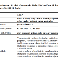 výberové konanie ZuA